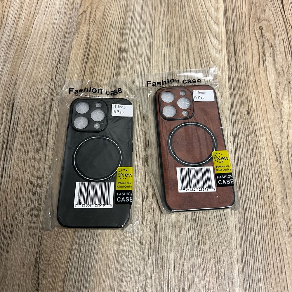 iPhone Original Leather Wireless Charging Case Cover - Camera Protection